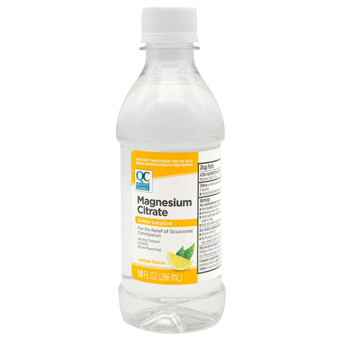 QC MAGNESIUM CITRATE LEMON FLAVOR 10OZ