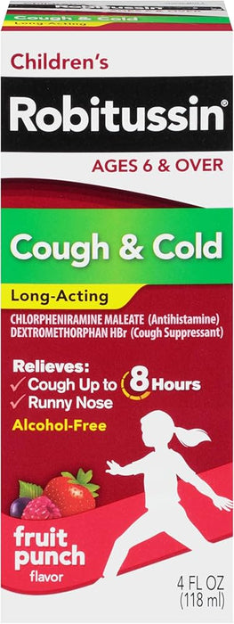 ROBITUSSIN CHILDREN COUGH & COLD FRUIT 8oz
