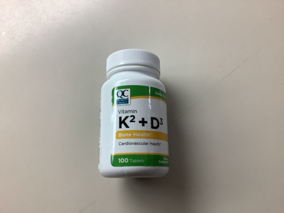 QC VIT K2 + D3 100TAB