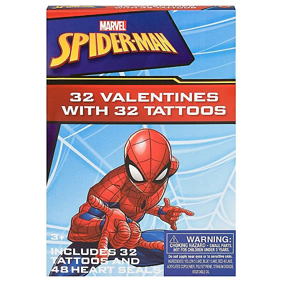 VALENTINE CARDS DELUXE SPIDERMAN 32
