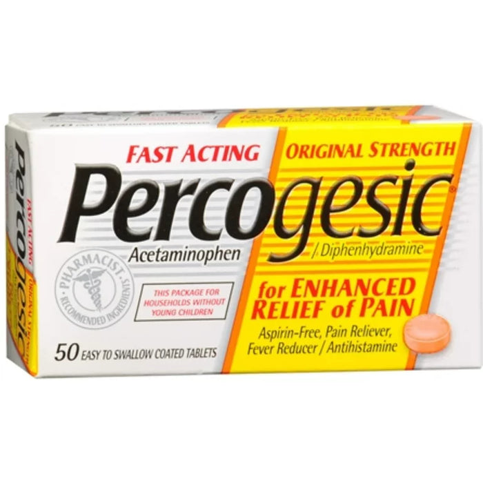 PERCOGESIC 50 COATED TABS