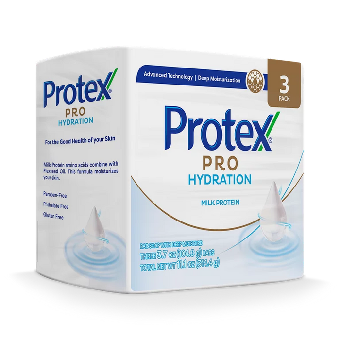PROTEX PRO HYDRATION MILK PROTEIN 3PK 3.7OZ