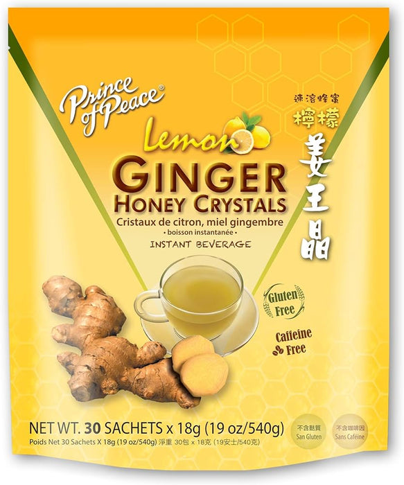 PRINCE OF PEACE INSTANT TEA HONEY CRYSTAL LEMON 30PK