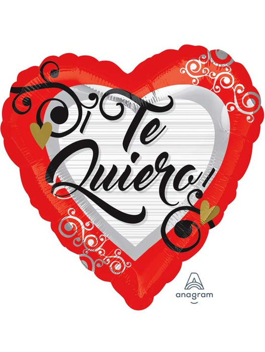 ANAGRAM TE QUIERO FOIL BALLOON