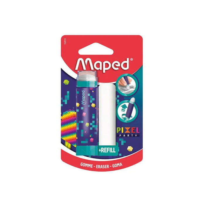 MAPED PIXEL PARTY GOMA DE BORRAR + REFILL