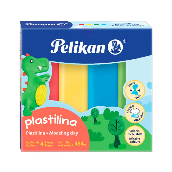 PELIKAN PLASTILINA DE 4