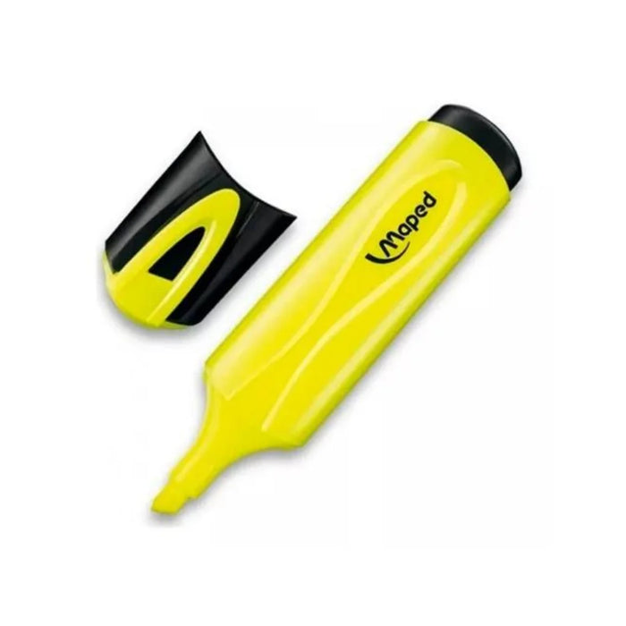 MAPED HIGHLIGHTER NEON AMARILLO X 4