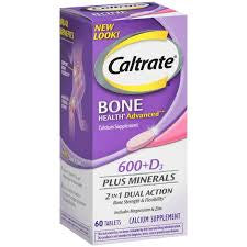 CALTRATE BONE HEALTH ADVANCE 600+D3 PLUS MINERAL
