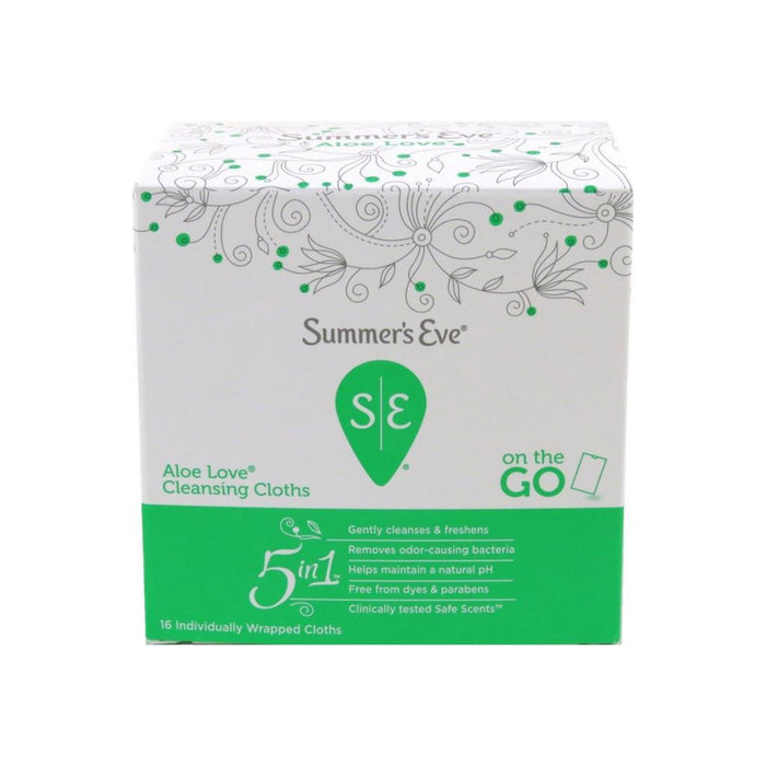 SUMMER EVE CL/CLOTH ALOE LOVE 16’