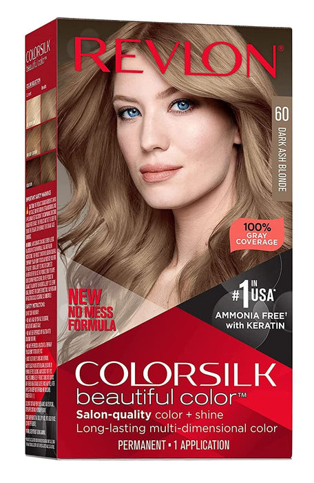 REVLON COLORSILK 60 DARK ASH BLONDE