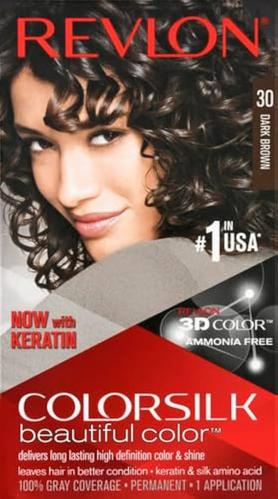 REVLON COLORSILK 30 DARK BROWN