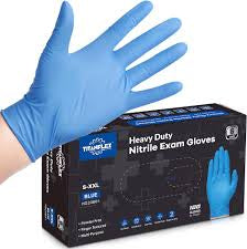 GUANTES NITRILE EXAM P/F LG BOX100
