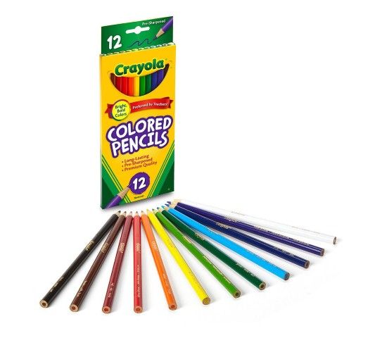 CRAYOLA COLORED PENCILS LONG
