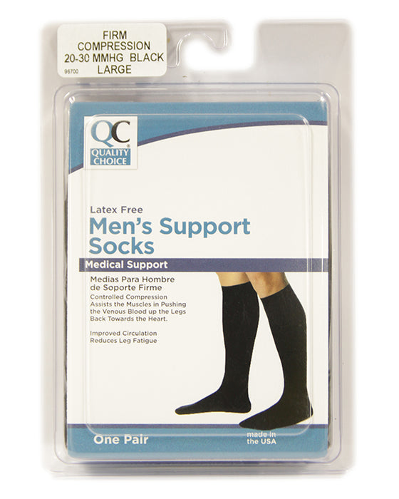 QC MEN’S SUPPORT SOCKS 20-30 mmhg