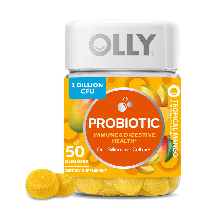 OLLY PROBIOTIC MANGO 50 GUMMIES