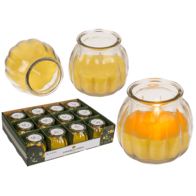 CITRONELLA CANDLE IN GLASS JAR