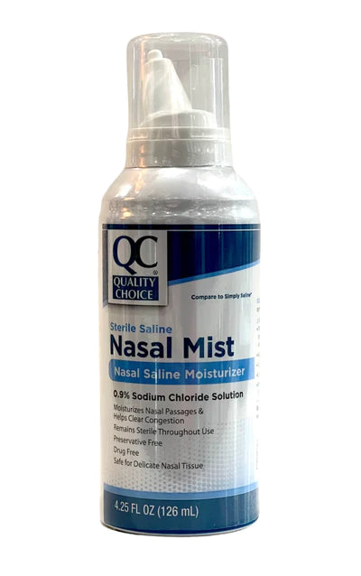 QC NASAL SALINE SPRAY 0.9% SODIUM CHLORIDE SOLUTION 4.25 FL OZ