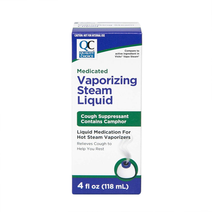 QC MEDICATED VAPORIZING STEAM LIQUID 4 FL OZ