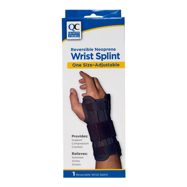 REVERSIBLE NEOPRENE WRIST SPLINT ONE SIZE-ADJUSTABLE
