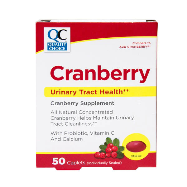 QC CRANBERRY URINARY TRACT HEALTH 50CAPS