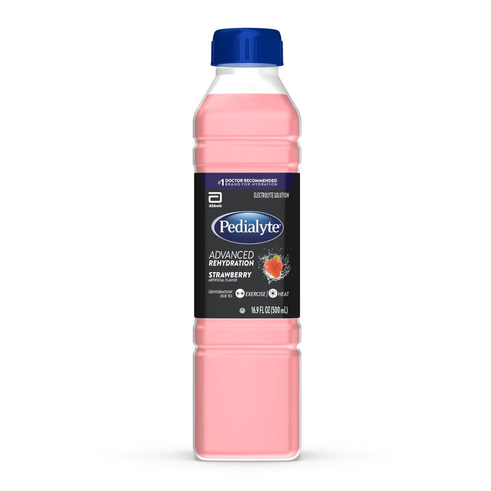 PEDIALYTE ADVANCED REHYDRATION STRAWBERRY 16.9 OZ