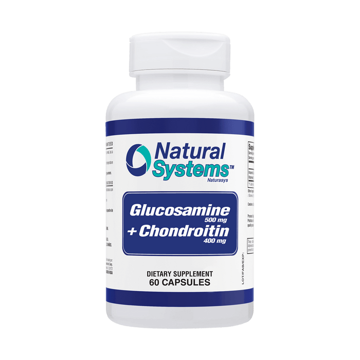 NATURAL SYSTEMS GLUCOSAMINE 500MG + CHONDROITIN 400MG 60 CAPS