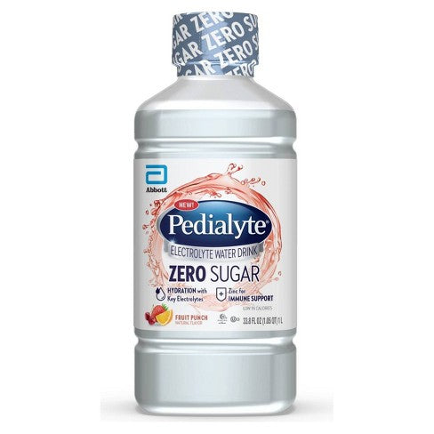 PEDIALYTE ZERO SUGAR FRUIT PUNCH 33.8 FL OZ