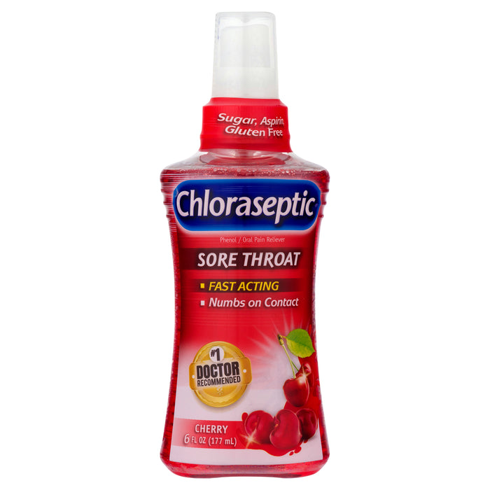 CHLORASEPTIC SPRAY SUGAR FREE CHERRY 6OZ