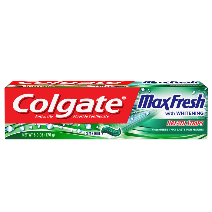 COLGATE MAXFRESH W/ MINT BREATH STRIPS