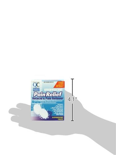 QC EFFERVESCENT ANTACID & PAIN RELIEF 36