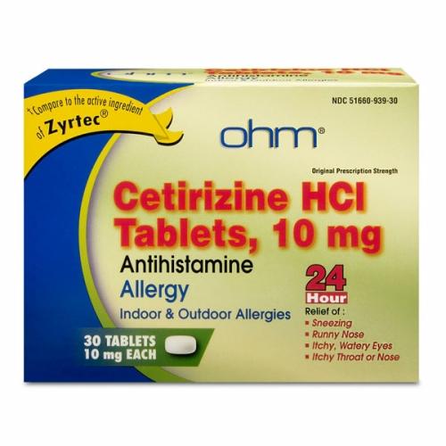CETIRIZINE 10MG 30TABS