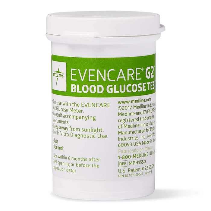 EVENCARE G2 TIRAS REACTIVAS DE GLUCEMIA