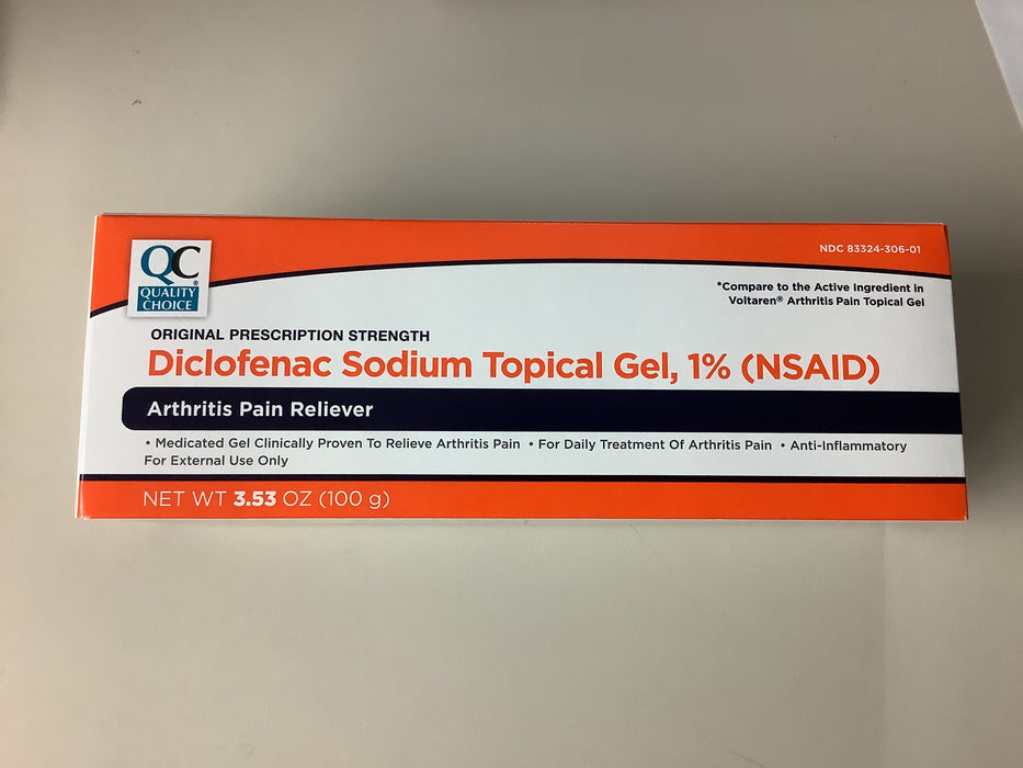 QC Diclofenac sodium topical gel, 1%