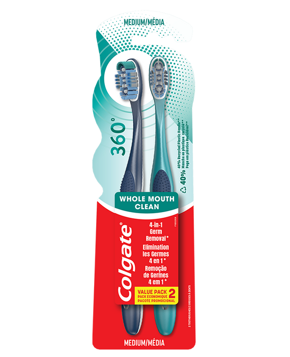 COLGATE 360 TOOTHBRUSH MED