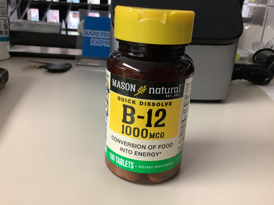Manson natural B-12 1000mcg