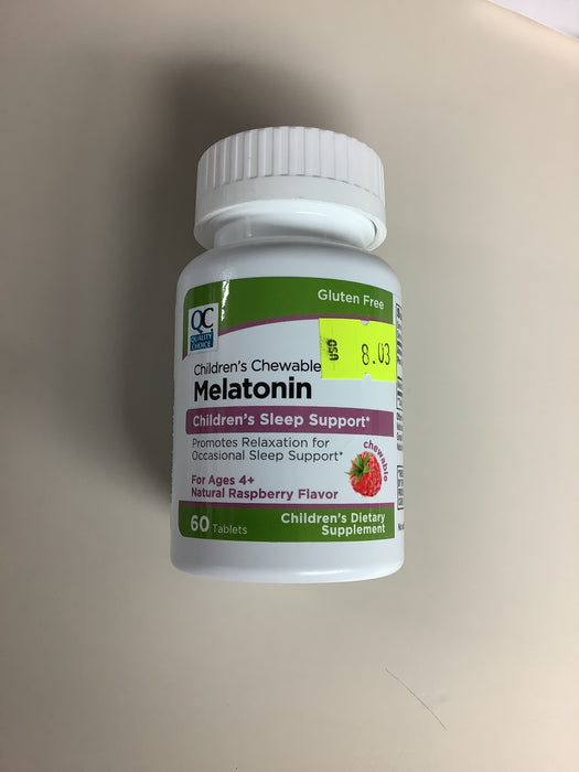 QC MELATONIN CHILDREN'S SLEEP SUPPORT 60TAB