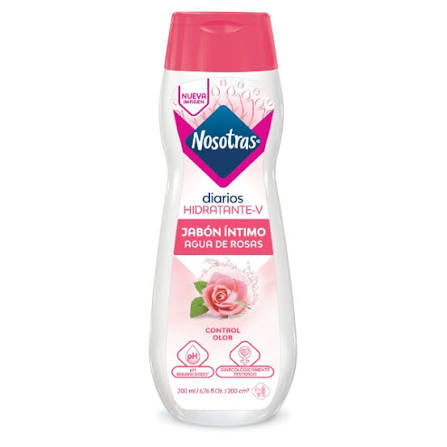 Nosotras jabon intimo agua de rosas
