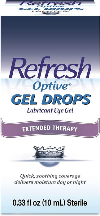 REFRESH OPTIVE GEL EYE DROPS OPHTHALMIC GEL 10ml