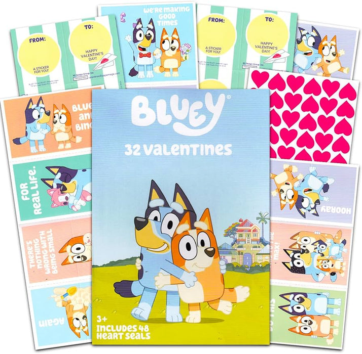 VALENTINE CARDS DELUXE BLUEY 32