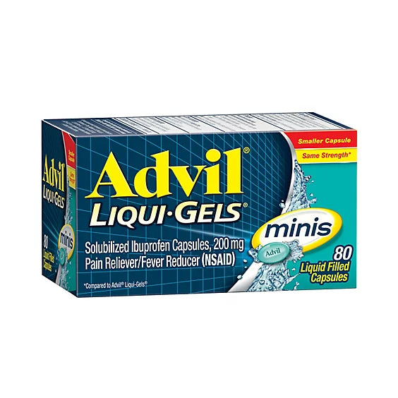 ADVIL LIQUID GELS 200MG 80 CAPS