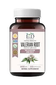 E&D valerian root 60 capsules