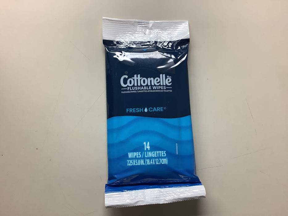 Cottonelle Flushable wipe