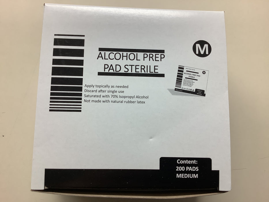 Alcohol prep pad sterile
