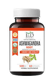 E&D ashwagandha root 60 capsules