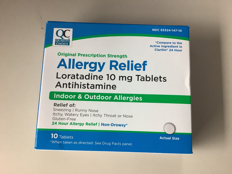 Qc allergy relief Loratidine 10MG tablets