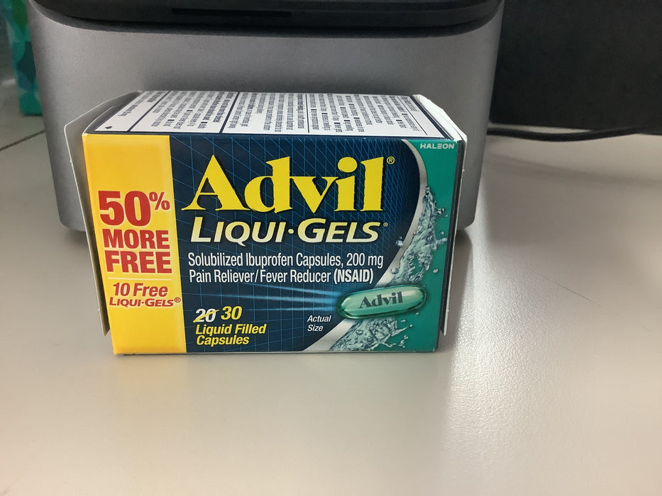 ADVIL LIQUID GELS 200MG 30CAP