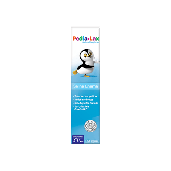 Pedía-lax saline enema para niños