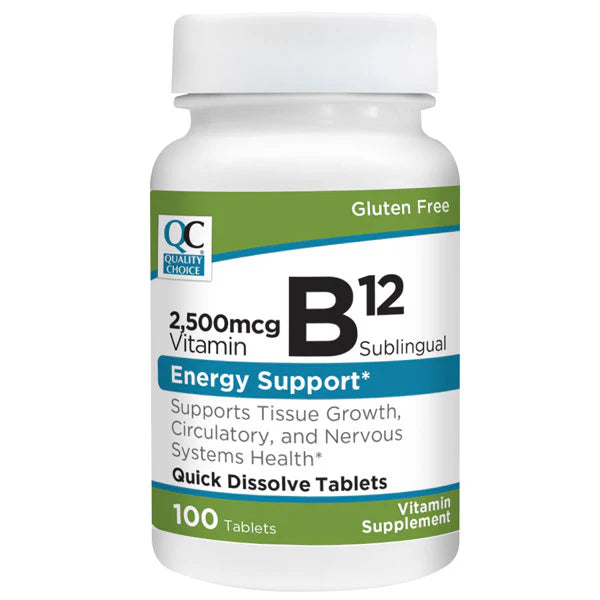 B-12 2500mg sublingual