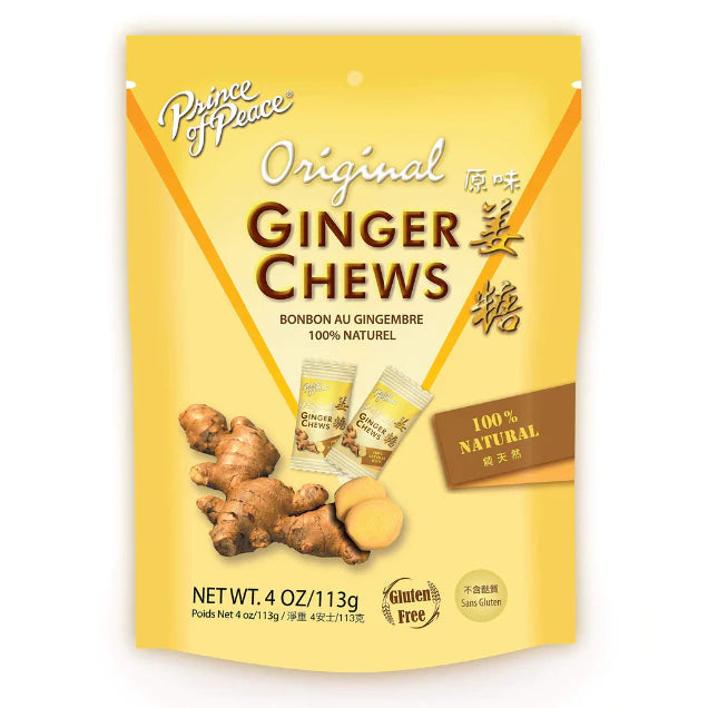 GINGER CHEWS ORIGINAL 4 OZ