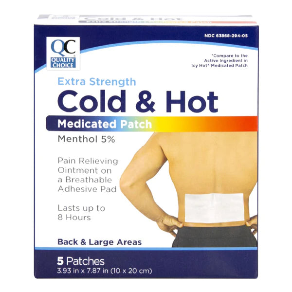 EXTRA STRENGTH COLD & HOT MEDICATED PATCH